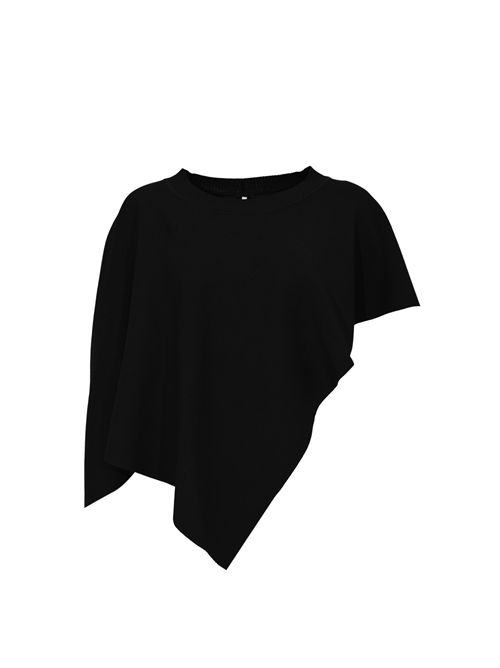 Cappa Lila in maglia di viscosa Nero Liviana Conti | F6SA14Y69-0